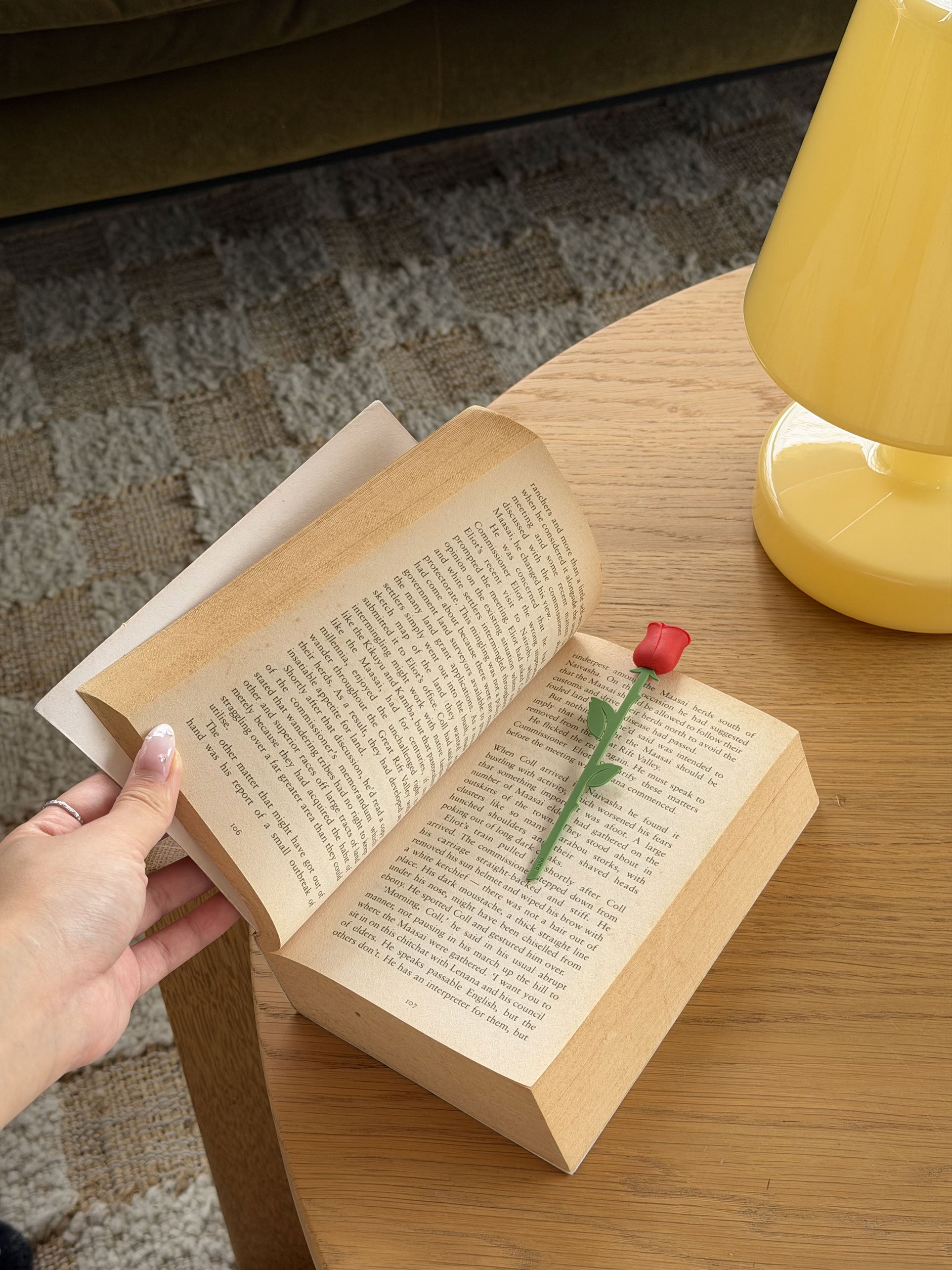 Balvi Language of Flowers Bookmark - Rose
