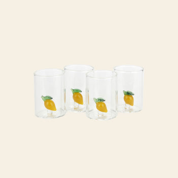 Balvi Lemon Shot Glasses Set of 4