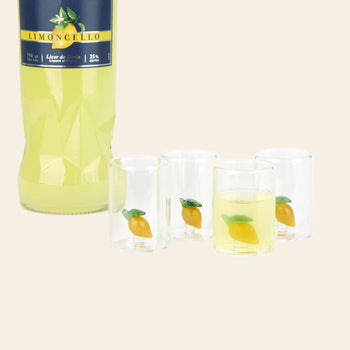 Balvi Lemon Shot Glasses Set of 4