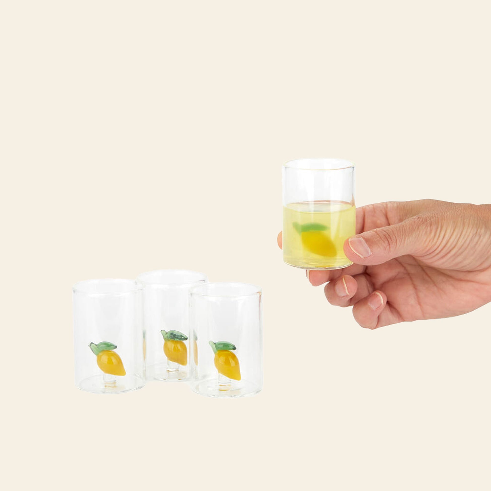 Balvi Lemon Shot Glasses Set of 4