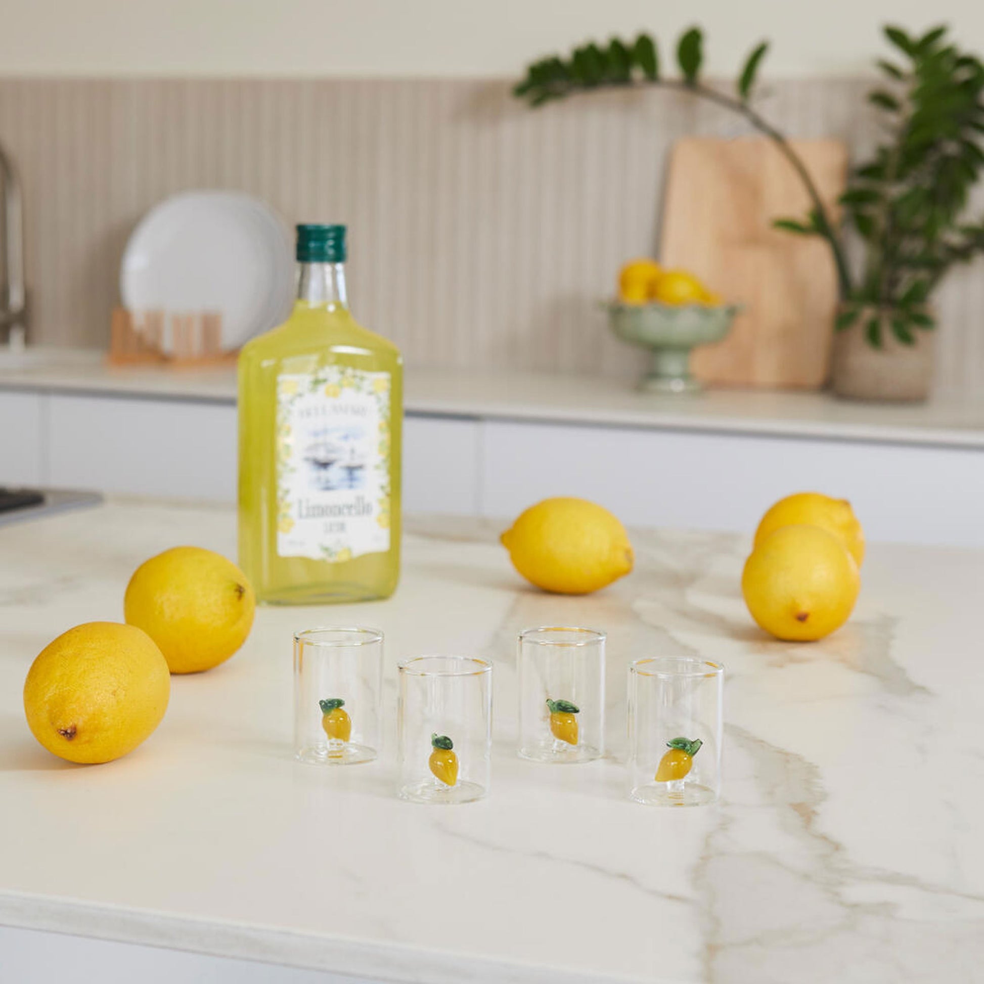 Balvi Lemon Shot Glasses Set of 4