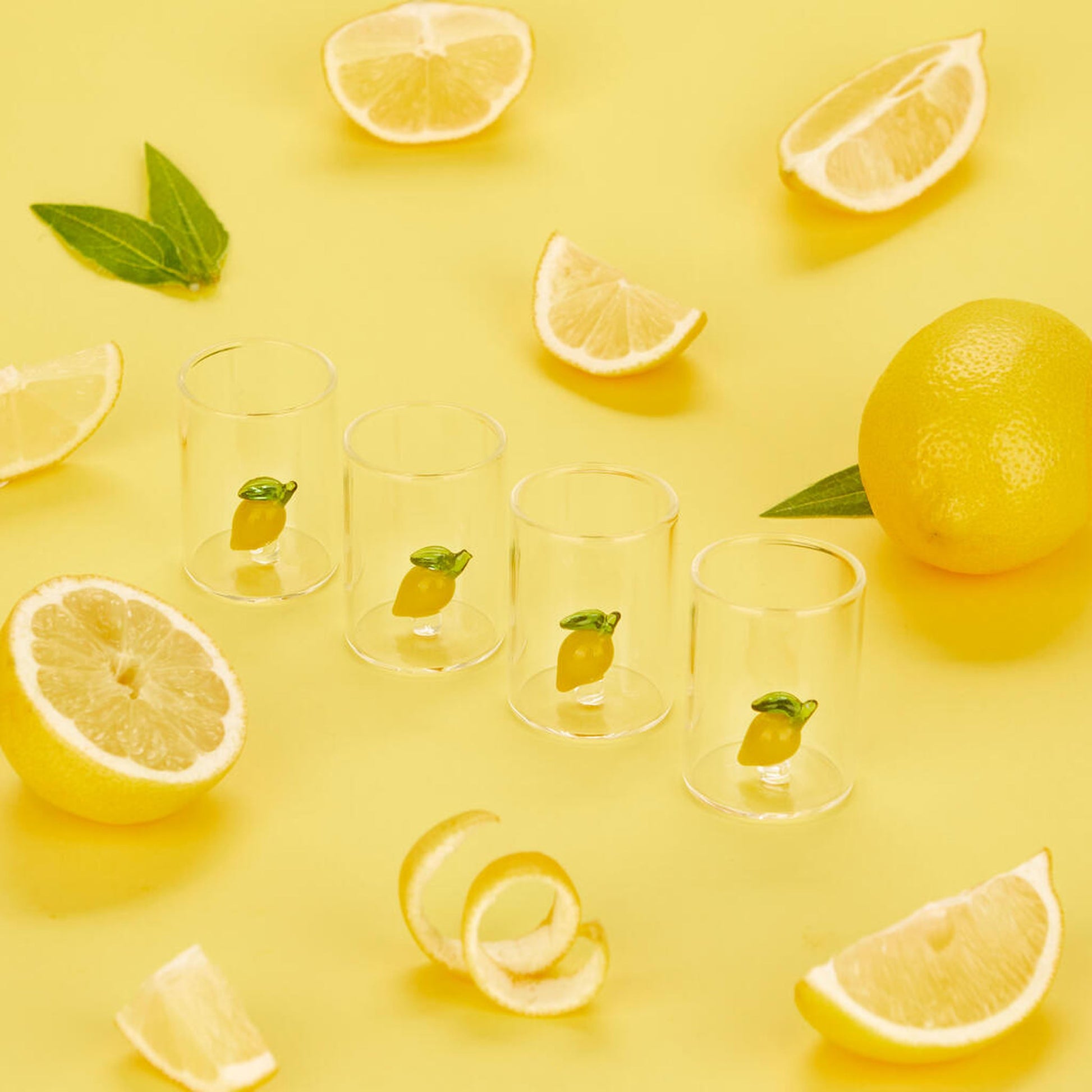 Balvi Lemon Shot Glasses Set of 4