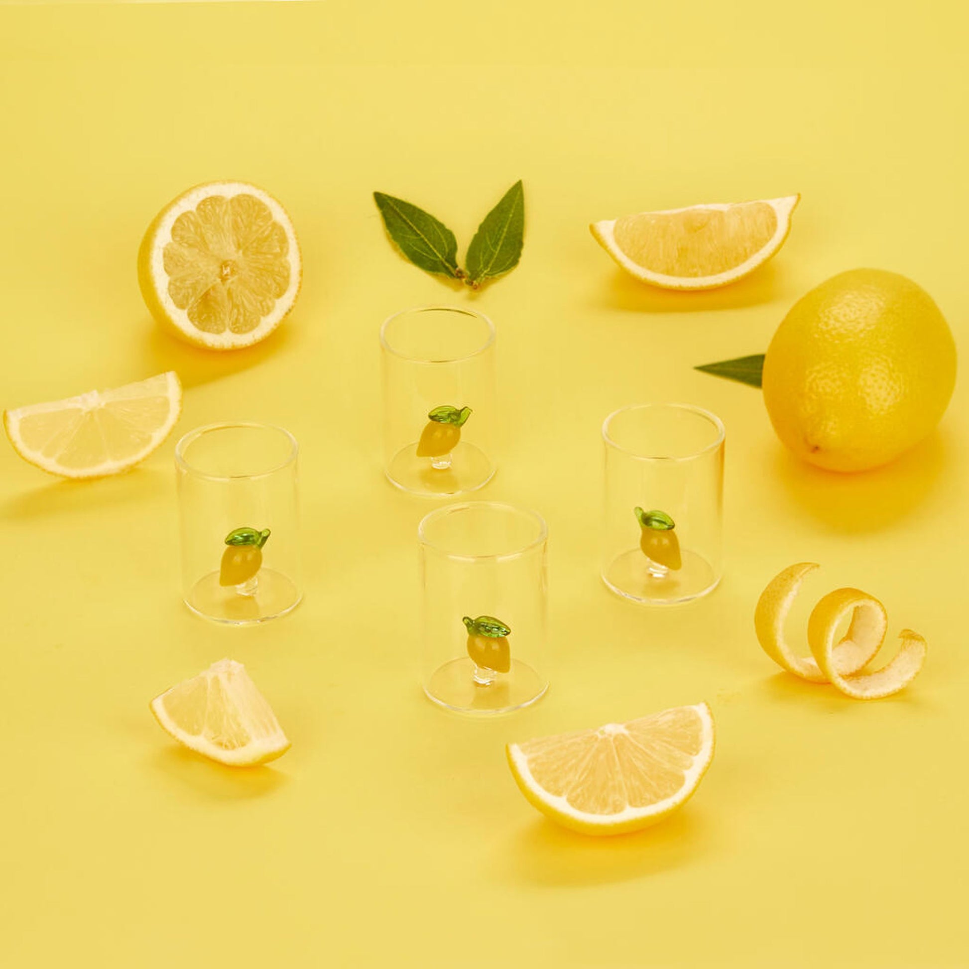 Balvi Lemon Shot Glasses Set of 4