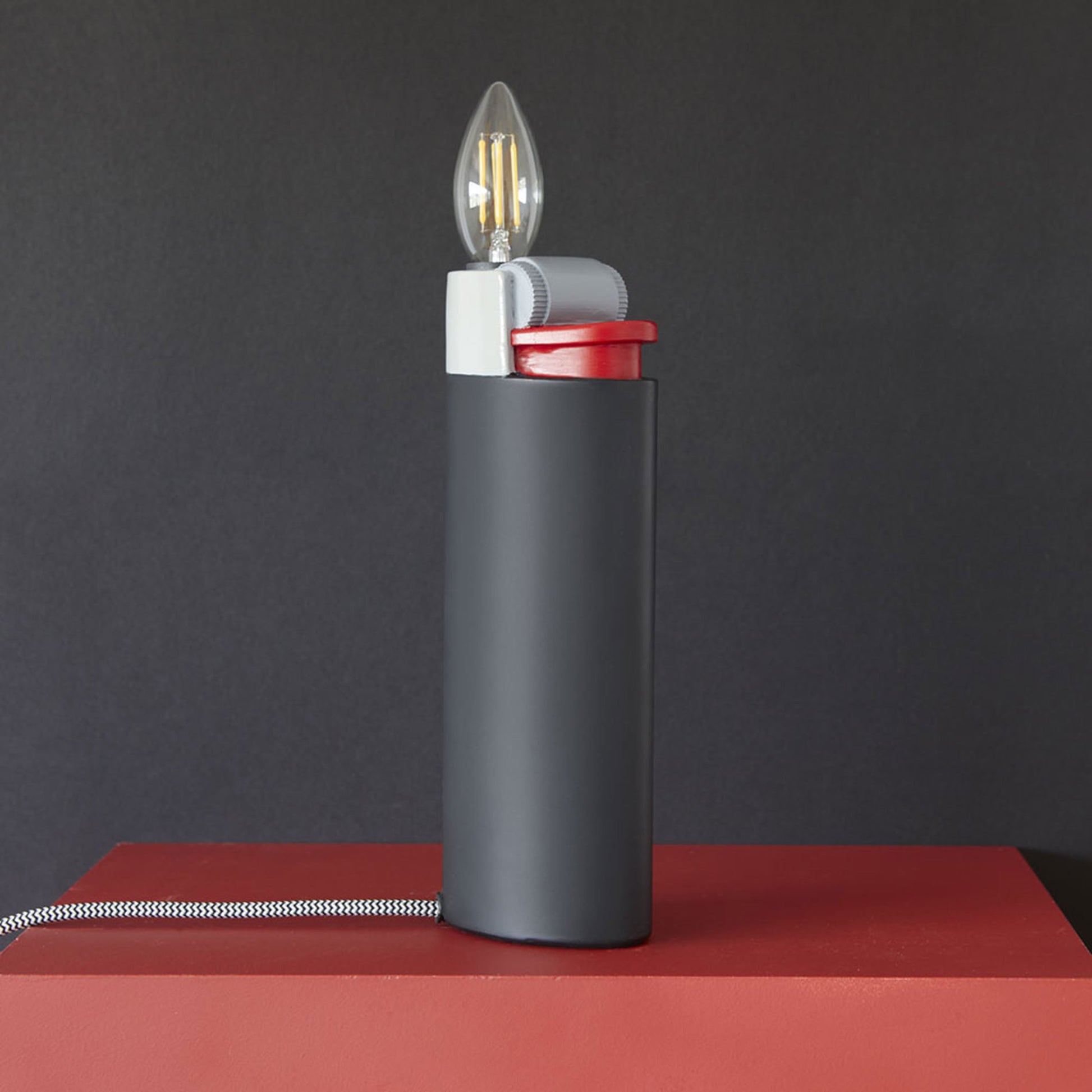 Balvi Lighter Table Lamp Black