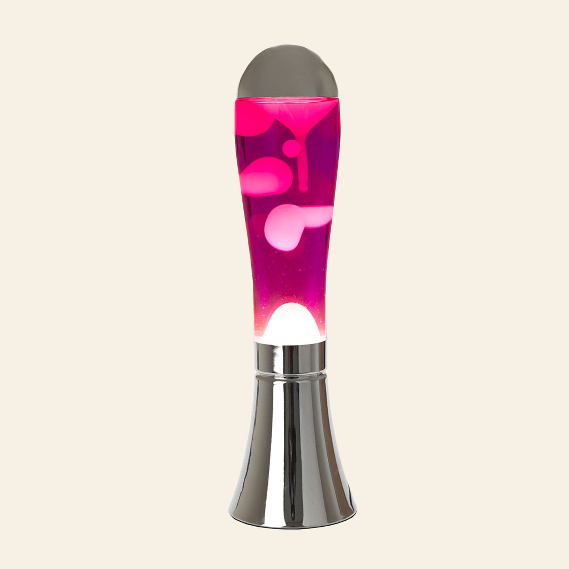 Balvi Magma Lava Lamp Silver/Pink