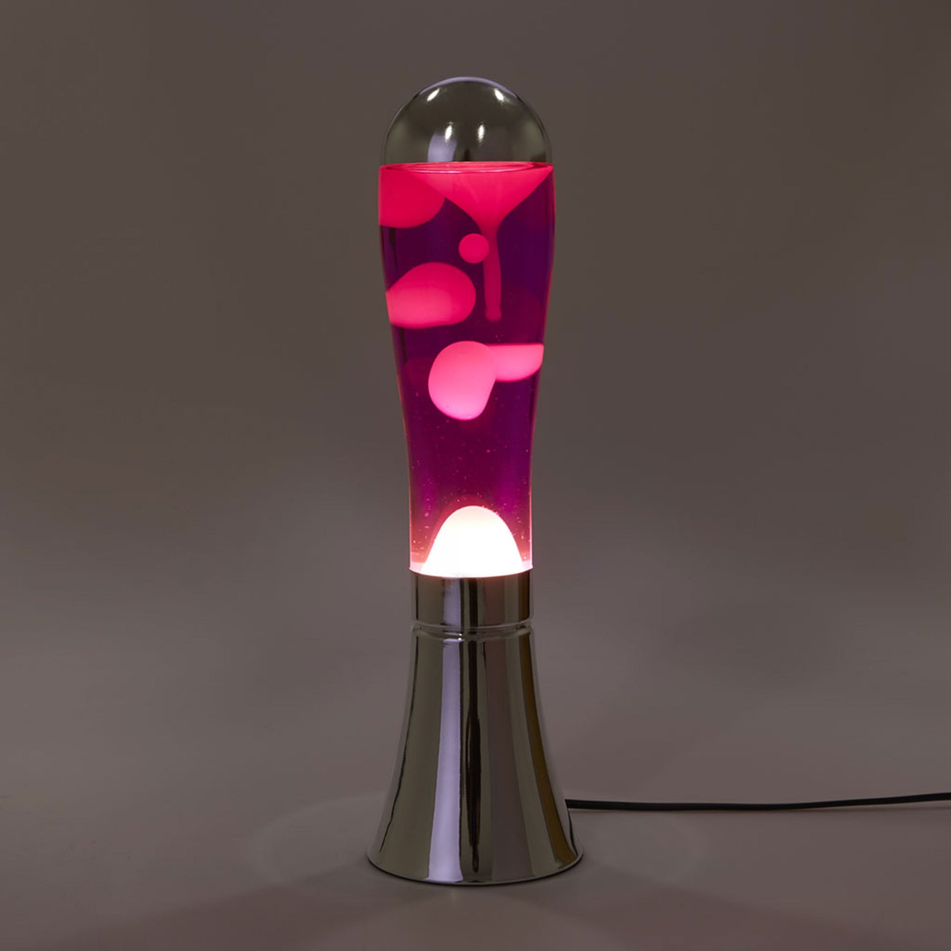 Balvi Magma Lava Lamp Silver/Pink