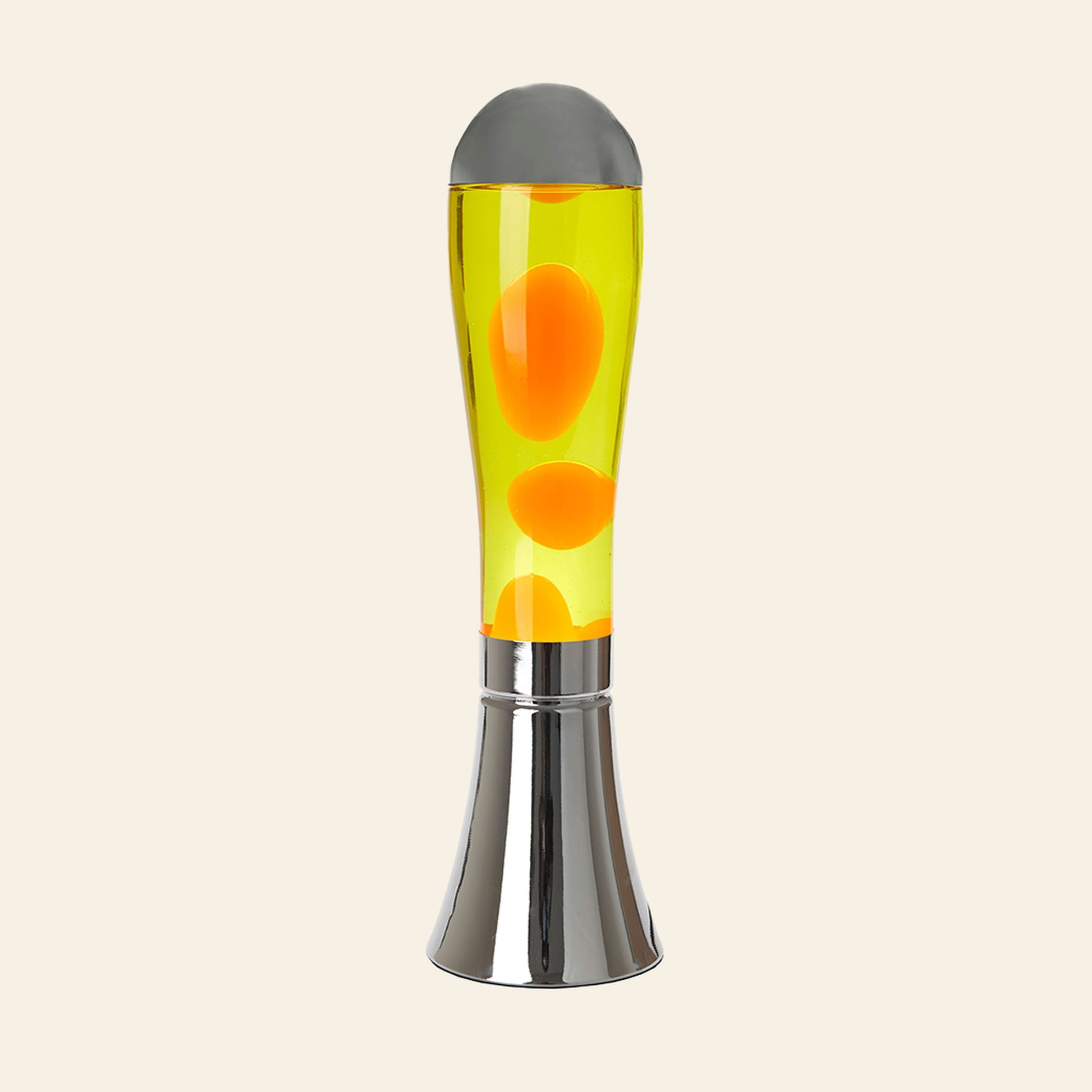 Balvi Magma Lava Lamp Silver/Yellow