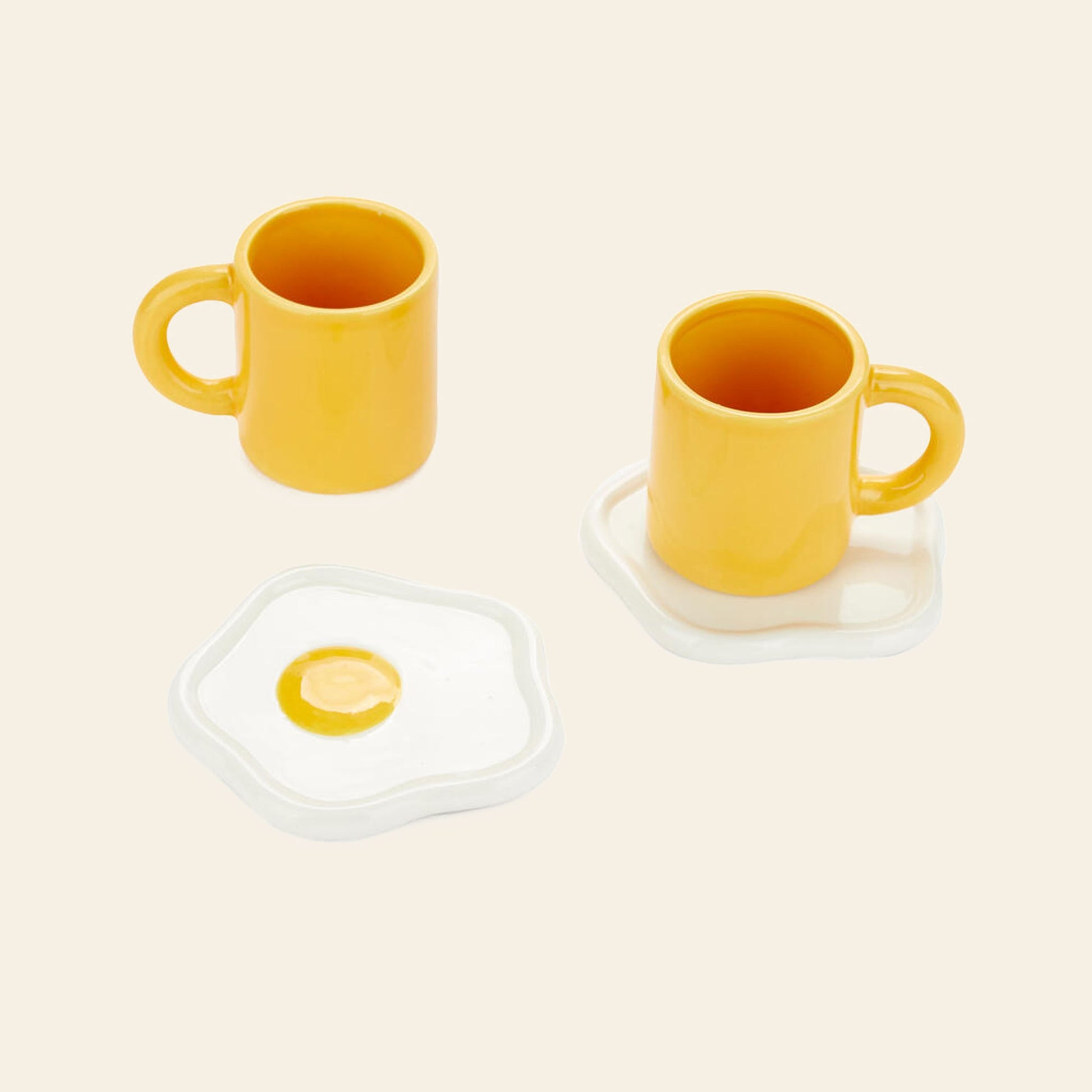 Balvi Sunny Side Up Coffee Cups Set