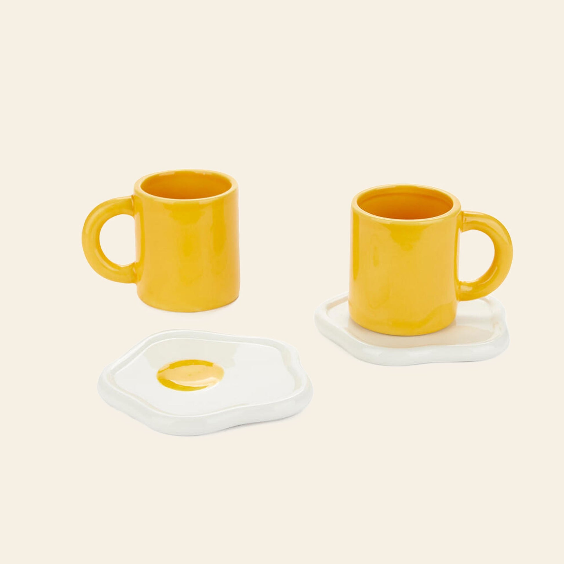 Balvi Sunny Side Up Coffee Cups Set