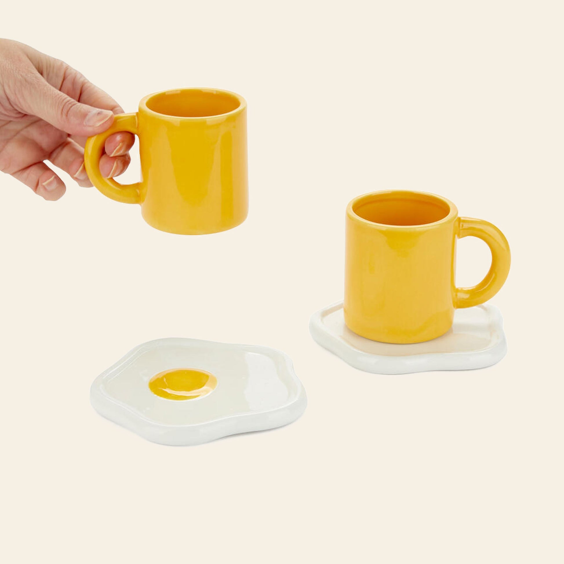 Balvi Sunny Side Up Coffee Cups Set