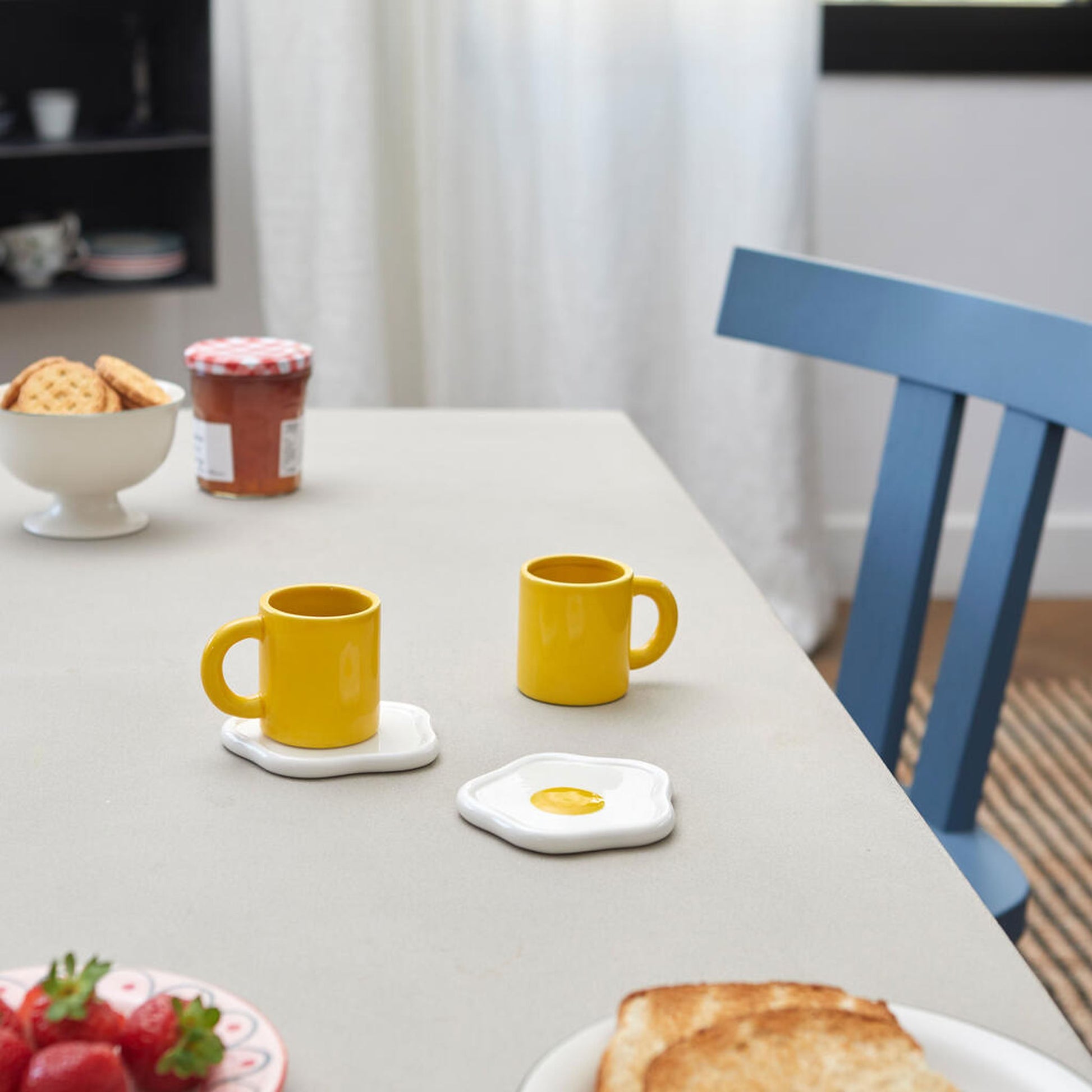 Balvi Sunny Side Up Coffee Cups Set