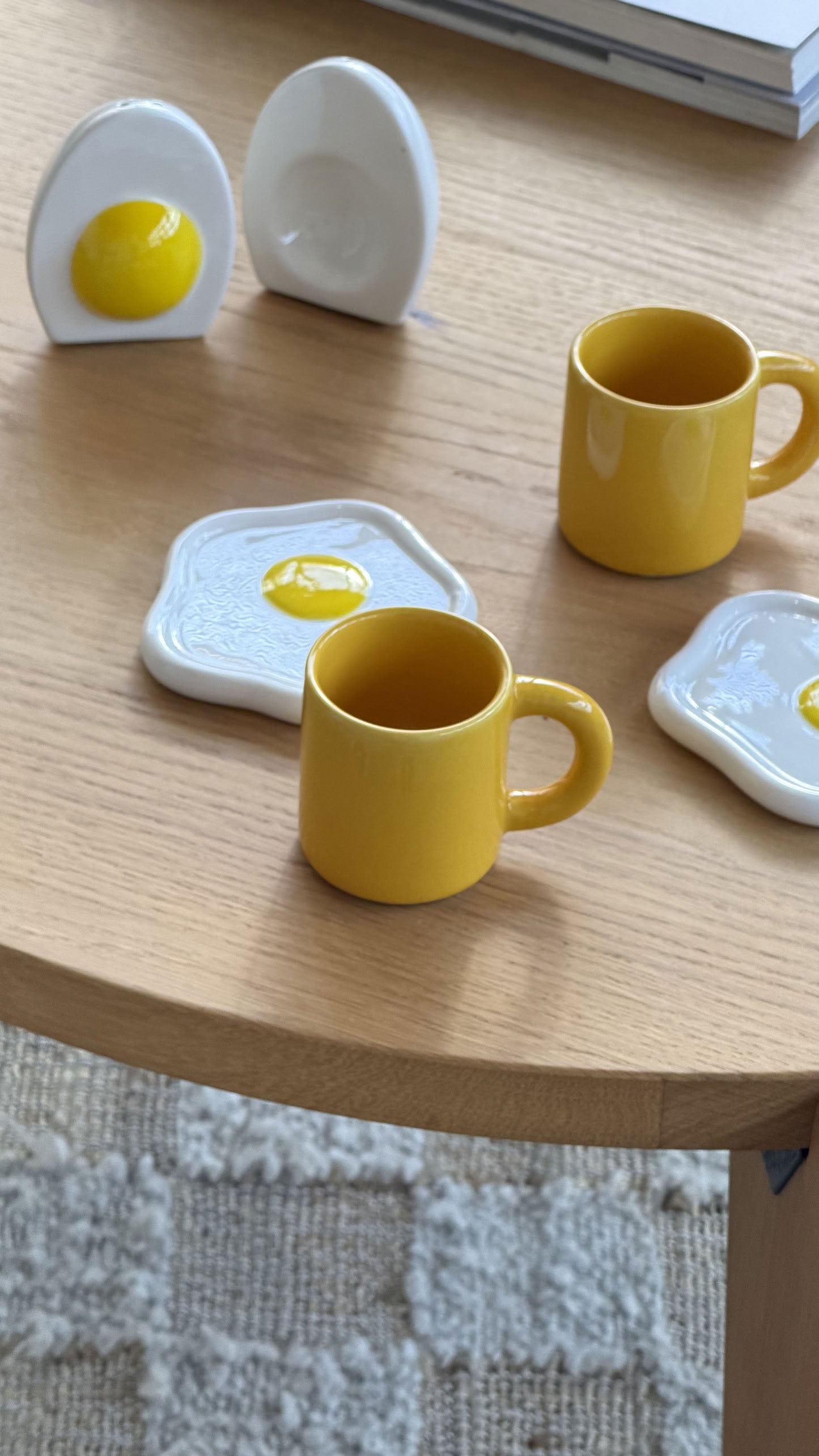 Balvi Sunny Side Up Coffee Cups Set