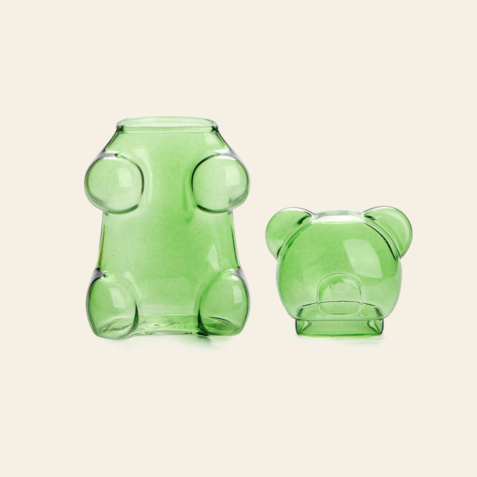 Balvi Yummy Bear Sugar Bowl Green