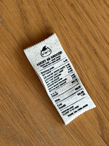 Bernadette Huang Pantry Staples Receipt Sculpture Mini