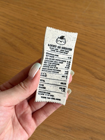 Bernadette Huang Pantry Staples Receipt Sculpture Mini