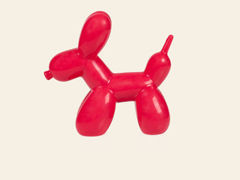 Bitten Balloon Dog Light Red