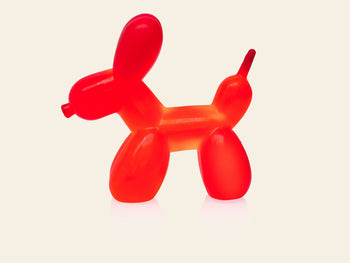 Bitten Balloon Dog Light Red