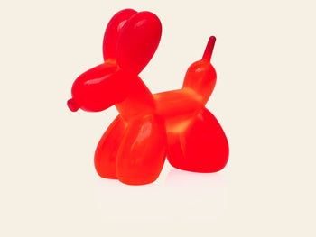 Bitten Balloon Dog Light Red