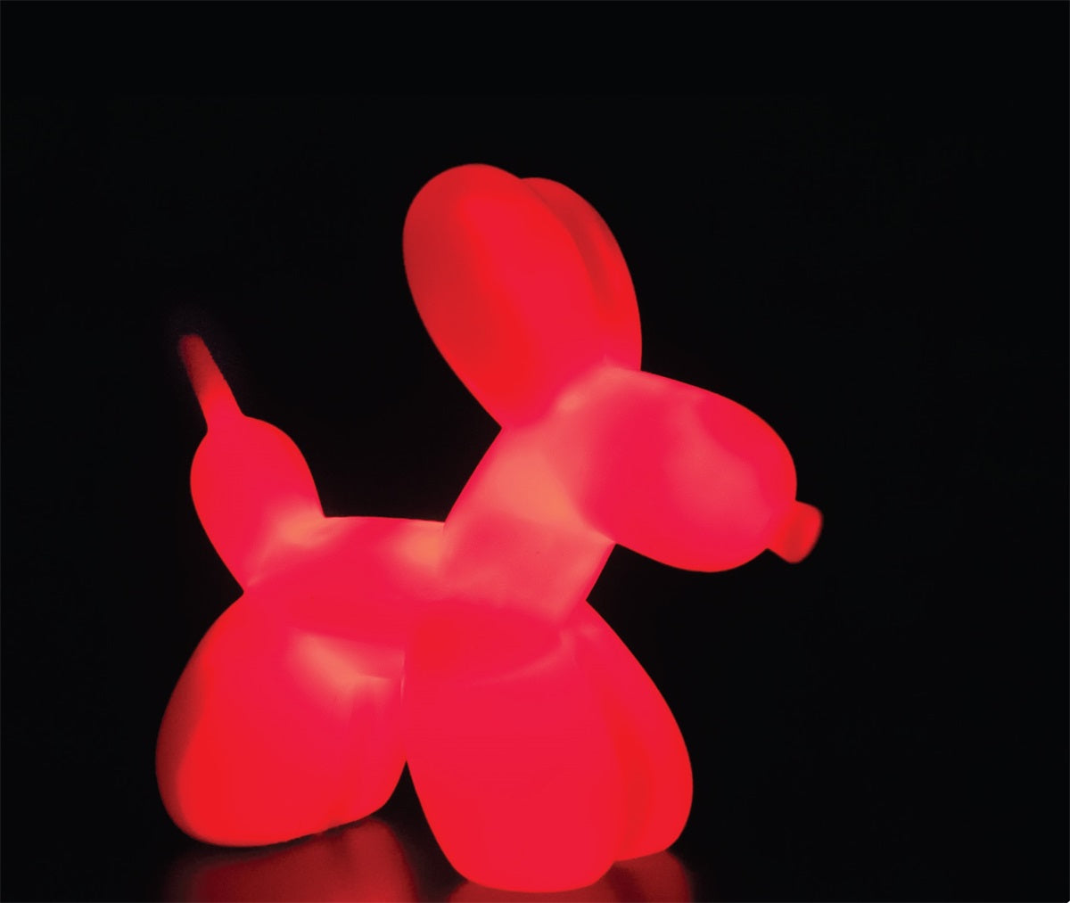 Bitten Balloon Dog Light Red