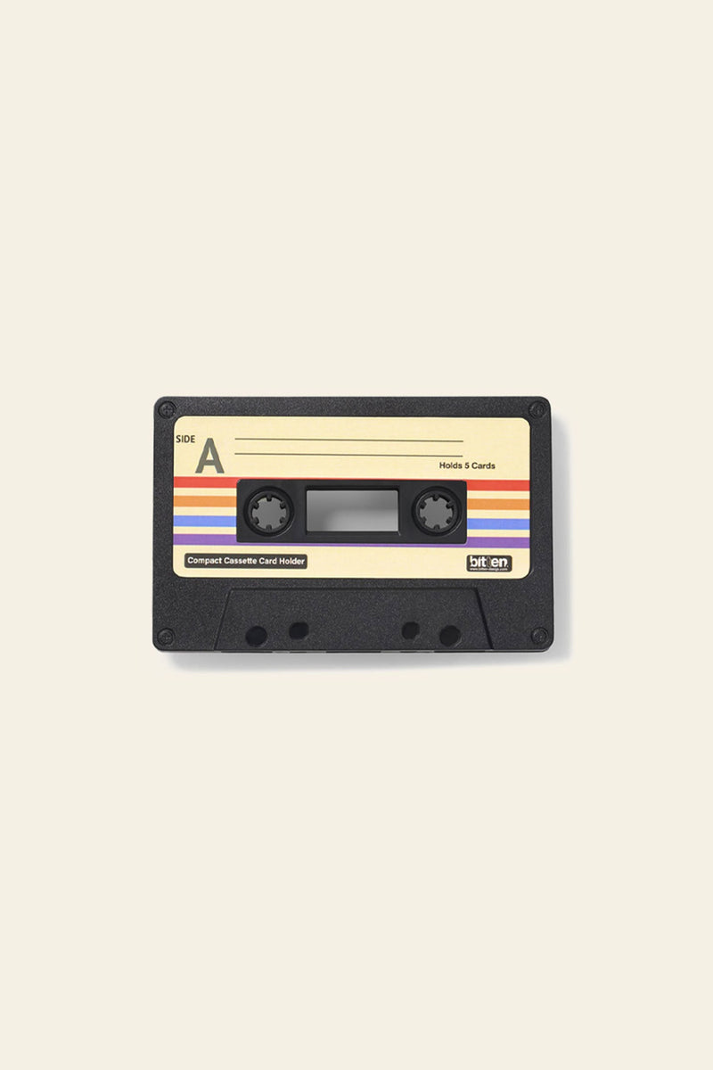 Bitten Cassette Card Holder - Black