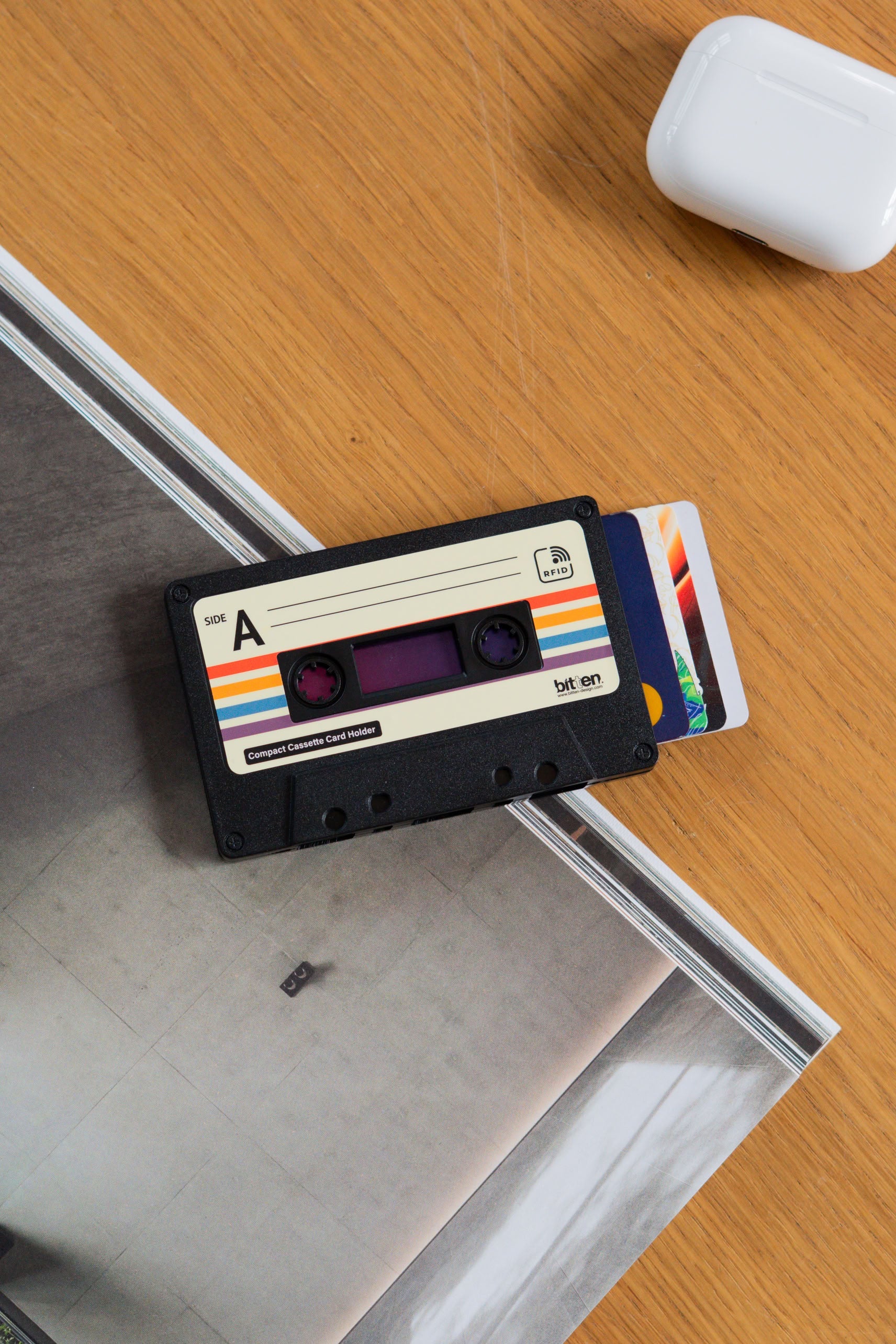 Bitten Cassette Card Holder - Black