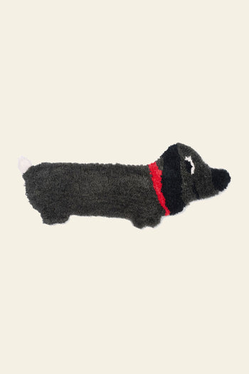 Bitten Fluffy Stretched Sausage Dog Rug