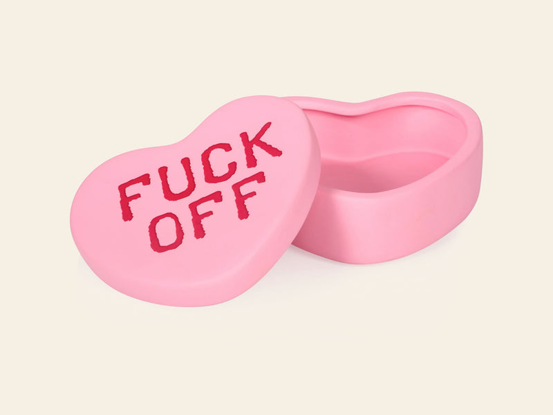 Bitten Fuck Off Sweet Heart Candy Box
