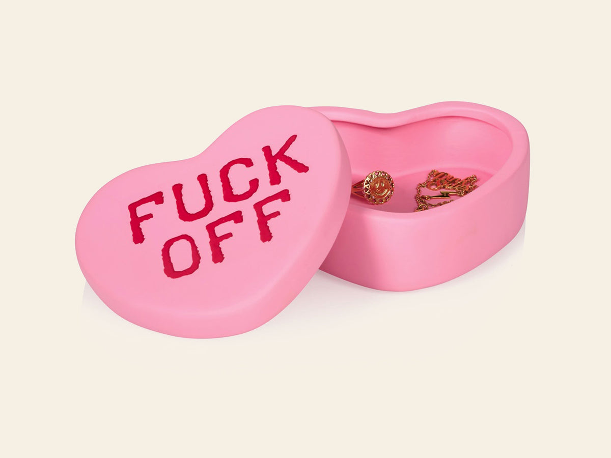 Bitten Fuck Off Sweet Heart Candy Box