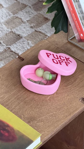 Bitten Fuck Off Sweet Heart Candy Box