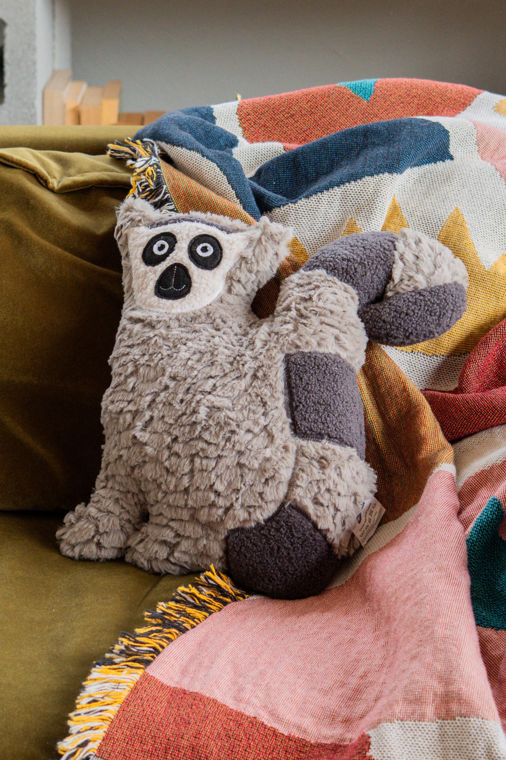 Bitten Huggable Lemur Pillow