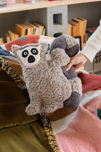 Bitten Huggable Lemur Pillow