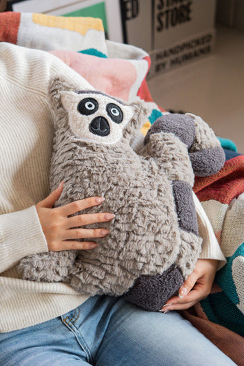 Bitten Huggable Lemur Pillow