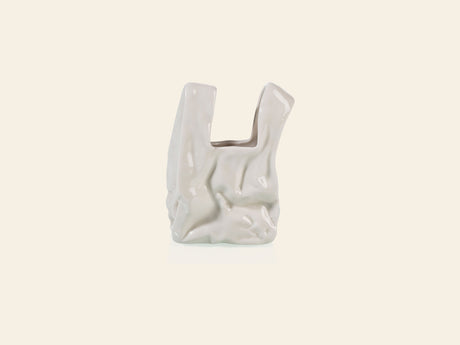 Bitten I Am Not A Plastic Bag Ceramic Pot Small