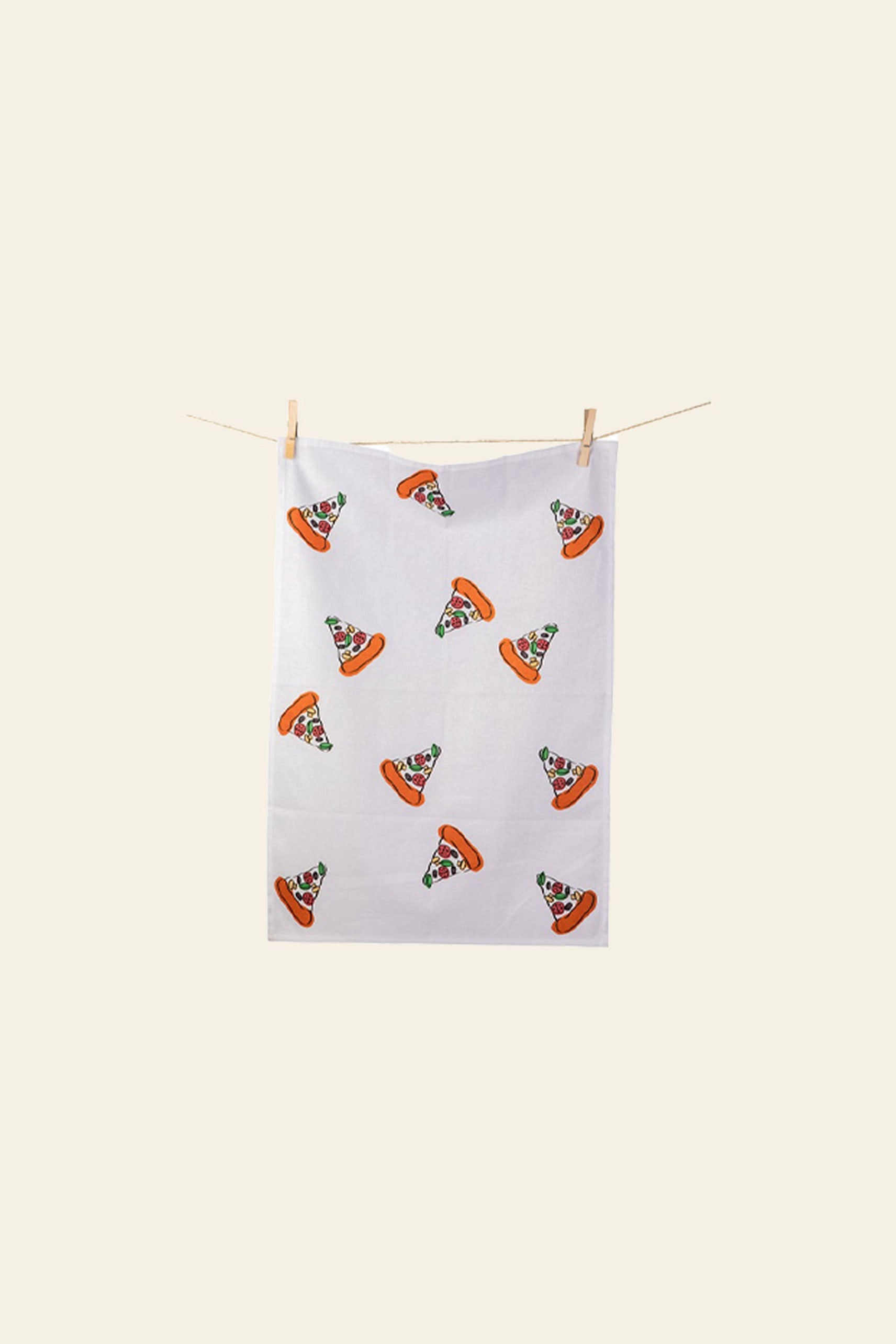 Bitten Pizza Tea Towel
