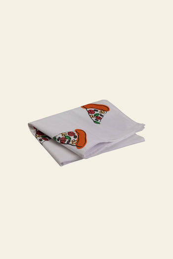 Bitten Pizza Tea Towel
