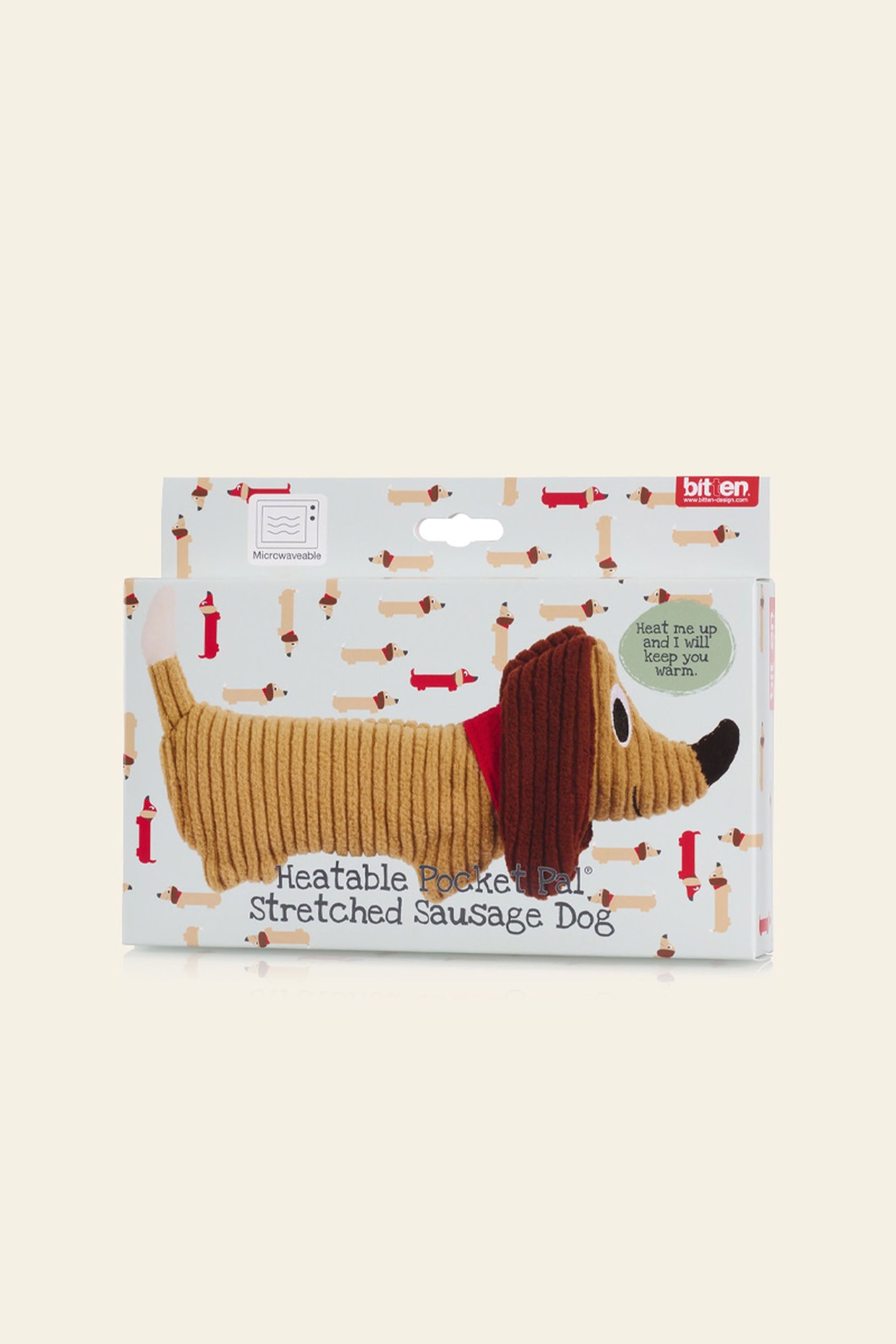 Bitten Pocket Pal Stretched Sausage Dog