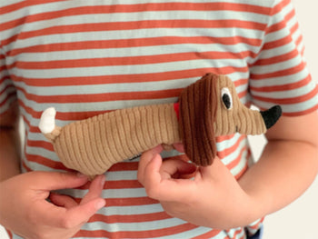 Bitten Pocket Pal Stretched Sausage Dog