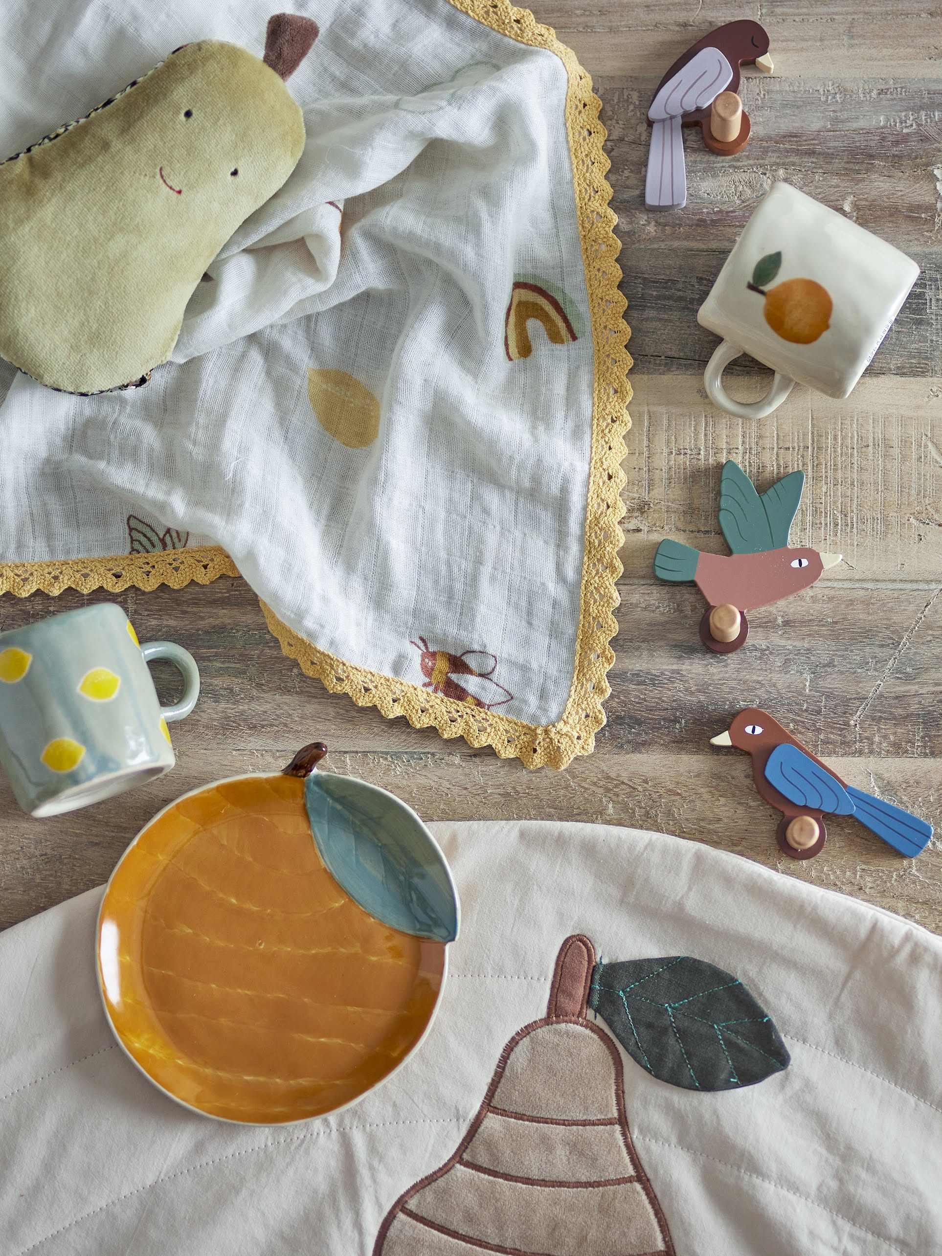 Bloomingville Agnes Plate Orange