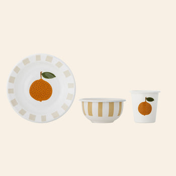 Bloomingville Agnes Tableware Set Orange