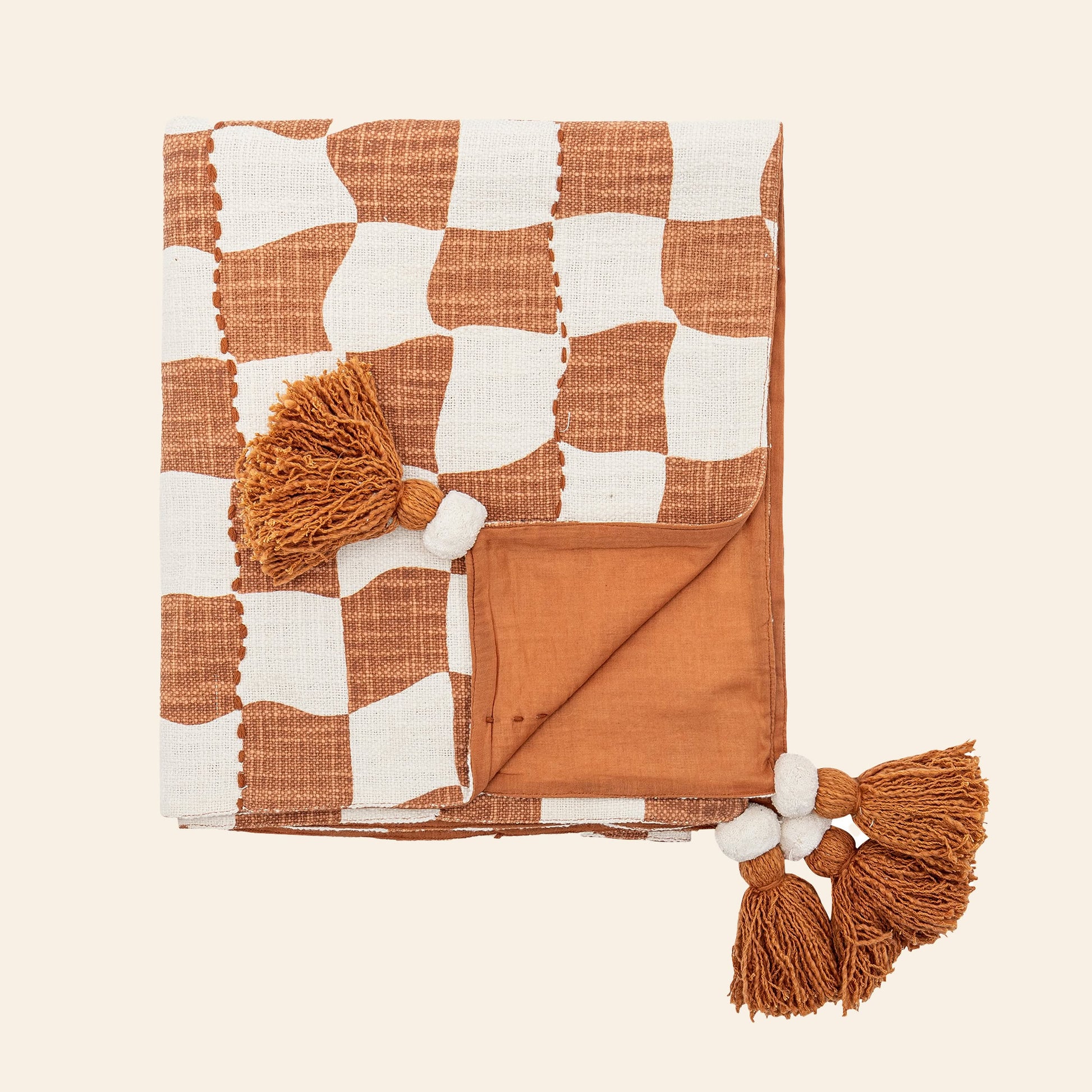 Bloomingville Chola Throw Brown