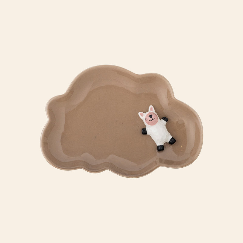 Bloomingville Dolly Plate - Brown