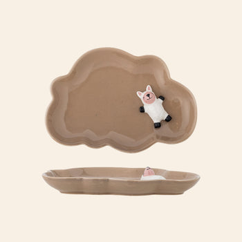 Bloomingville Dolly Plate Brown