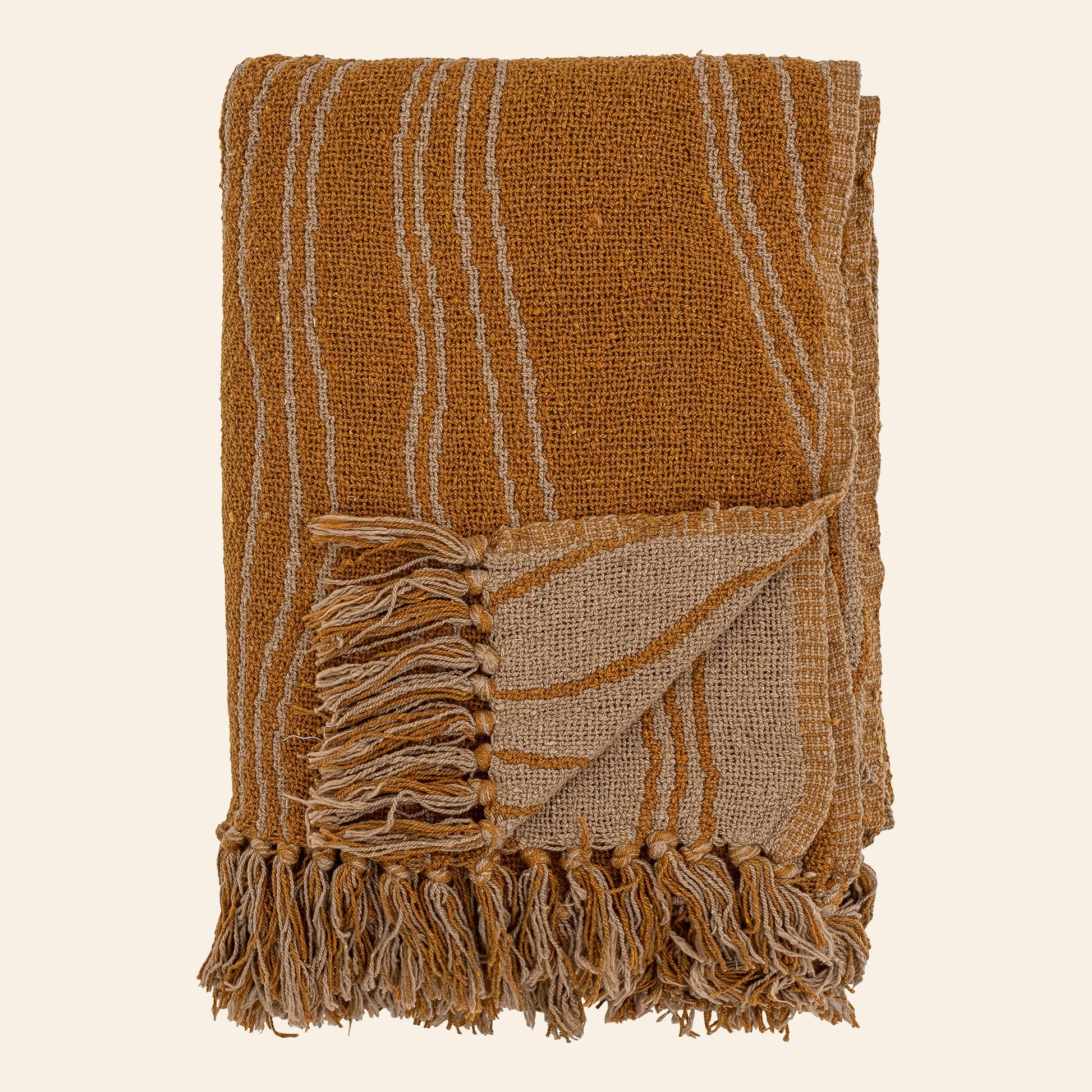 Bloomingville Ginna Throw Brown
