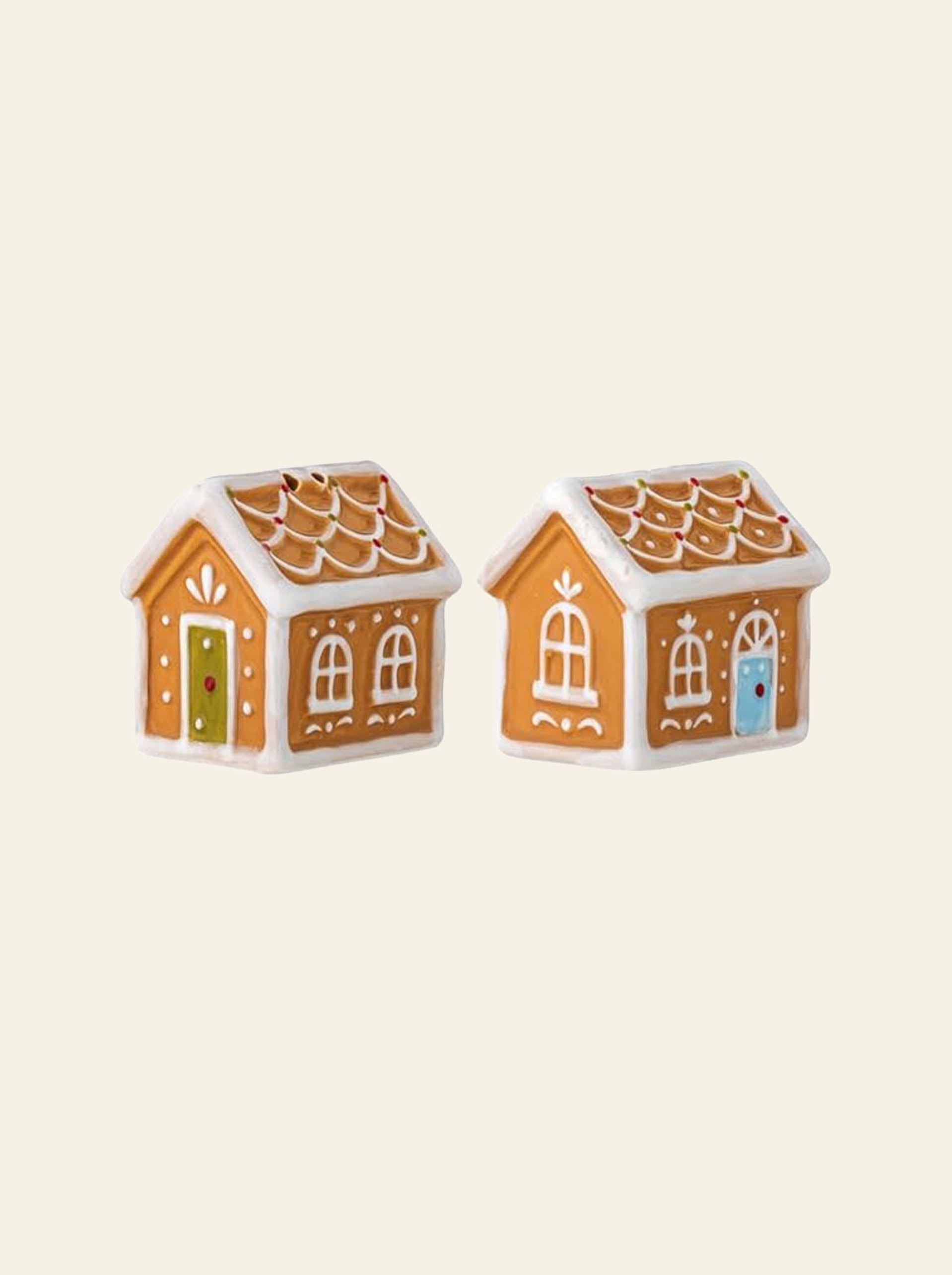 Bloomingville Ginnie Salt & Pepper Shaker Set Brown