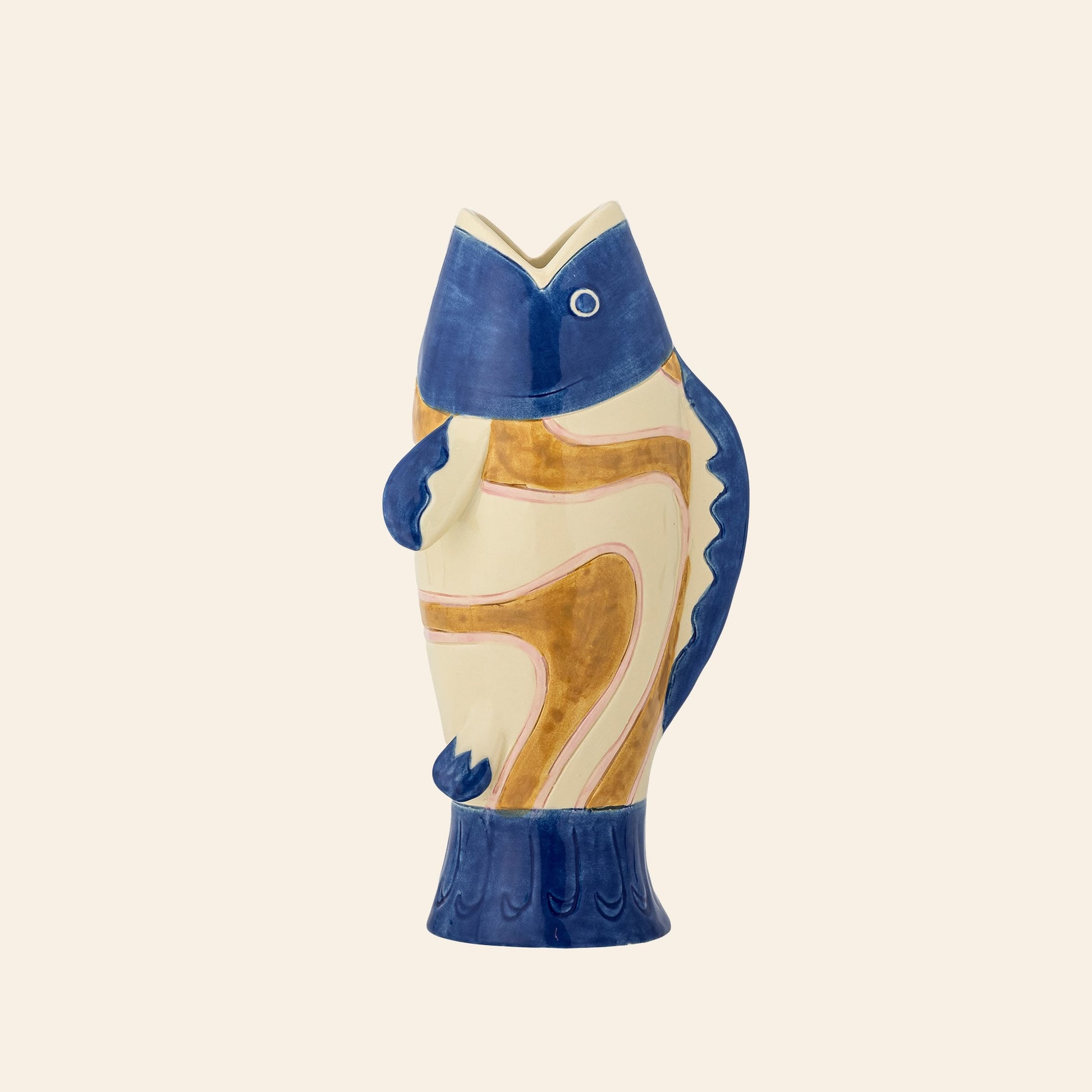 Bloomingville Irving Vase Blue