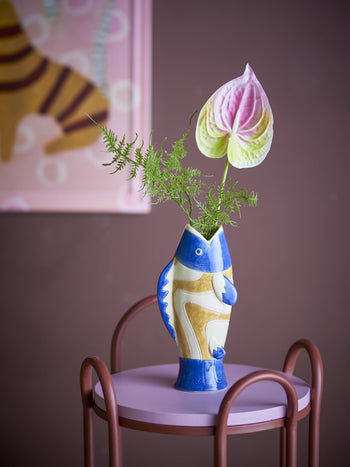 Bloomingville Irving Vase Blue