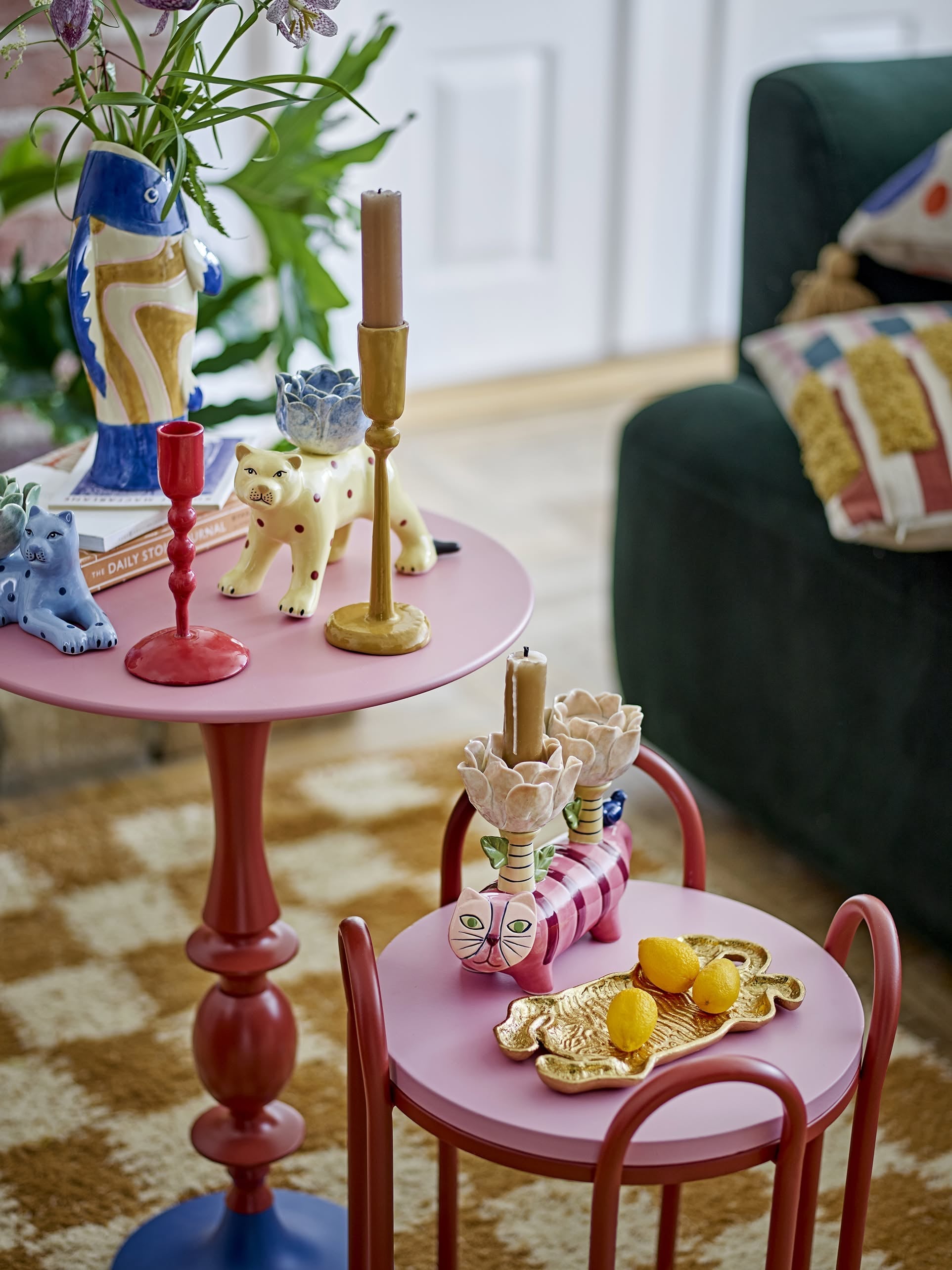 Bloomingville Irving Vase Blue