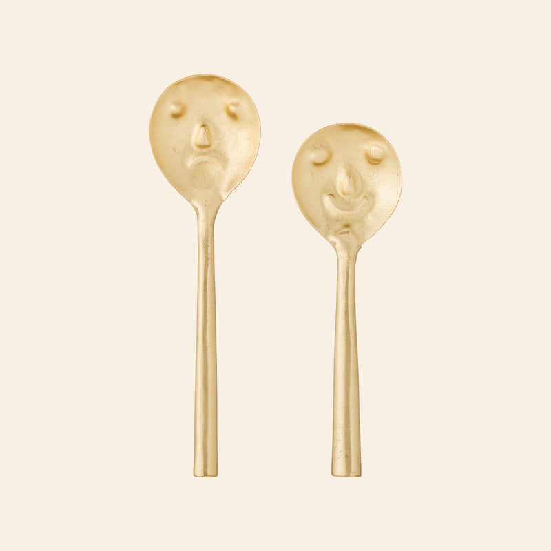 Bloomingville Izna Spoon, Set of 2 - Brass