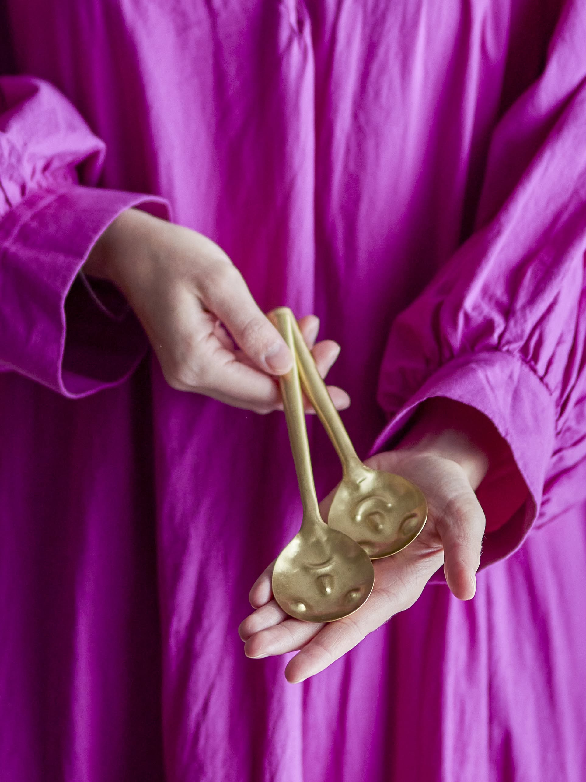 Bloomingville Izna Spoon Set of 2 Brass