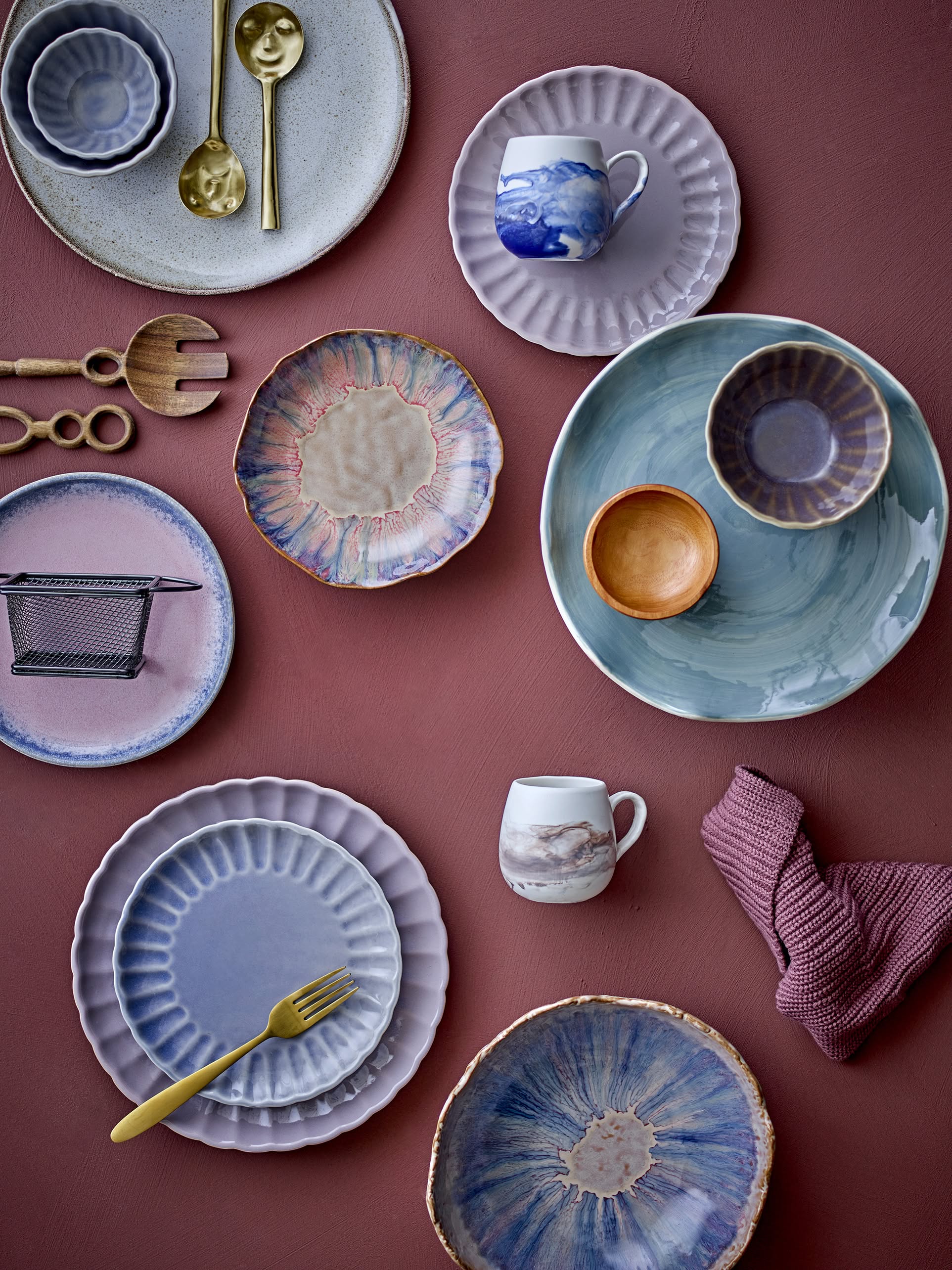 Bloomingville Izna Spoon Set of 2 Brass